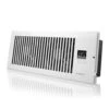 Airtap T4 120 CFM 4 In. X 12 In. Quiet Register Booster Fan With Thermostat Control, Heating Cooling AC Vent, White