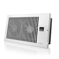 Airtap T6 160 CFM 6 In. X 12 In. Quiet Register Booster Fan With Thermostat Control, Heating Cooling AC Vent