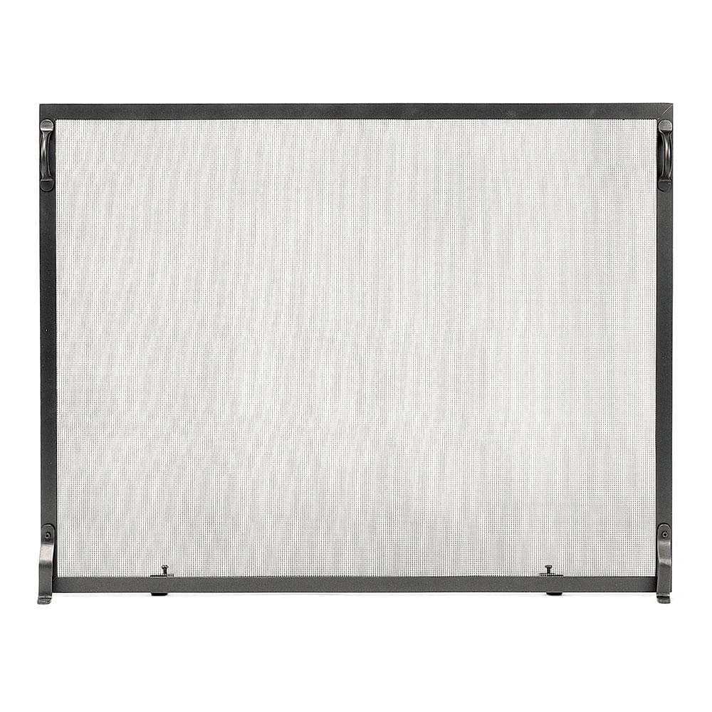 50 In. 1-Panel L Graphite Colonial Flat Fireplace Screen 1 50 In. 1-Panel L Graphite Colonial Flat Fireplace Screen