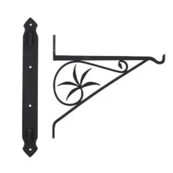 18 In. L Black Decorative Fireplace Crane With Swivel Arm 7 18 In. L Black Decorative Fireplace Crane With Swivel Arm -Fire Place Store achla designs fireplace tools mc 18 4f 1000