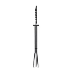 28 In. Tall Black Rope Design Standard Fireplace Tongs -Fire Place Store achla designs fireplace tools wr 02t 4f 1000