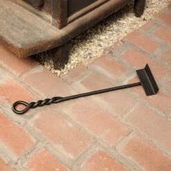 18 In. Tall Black Mini Rope Design Fireplace Hoe Tool -Fire Place Store achla designs fireplace tools wrm 02h 1f 1000