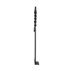 18 In. Tall Black Mini Rope Design Fireplace Hoe Tool -Fire Place Store achla designs fireplace tools wrm 02h 4f 1000