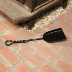 18 In. Tall Black Mini Rope Design Fireplace Shovel Tool -Fire Place Store achla designs fireplace tools wrm 02s 4f 1000