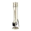 30 In. Tall 5-Piece Antique Brass Sutton Fireplace Tool Set