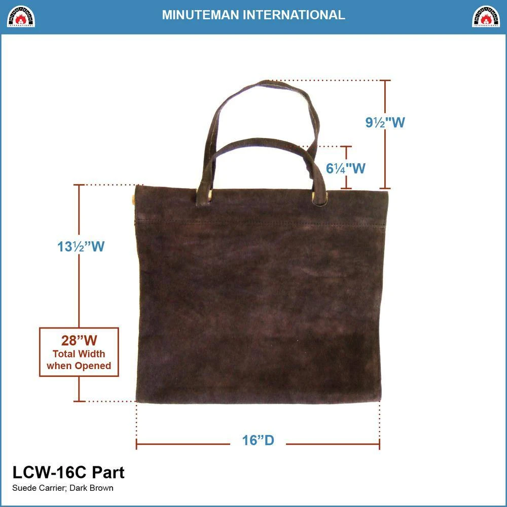 16 In. L Graphite Wright Design Wood Holder With Suede Carrier 4 16 In. L Graphite Wright Design Wood Holder With Suede Carrier - Image 4