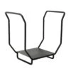 18 In. W Black Sturdy Firewood Storage Rack