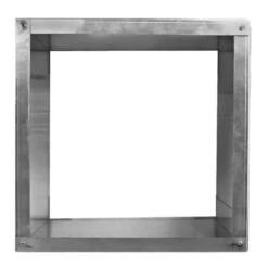 Box Is 17 In. Wide X 17 In. Long X 12 In. High Aluminum Roof Curb -Fire Place Store active ventilation rooftop venting rc 14 h12 44 1000