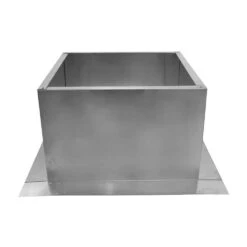 Box Is 17 In. Wide X 17 In. Long X 12 In. High Aluminum Roof Curb -Fire Place Store active ventilation rooftop venting rc 14 h12 c3 1000