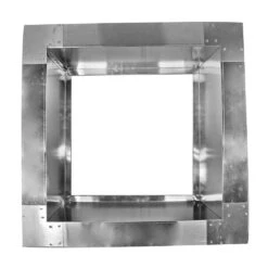 Box Is 21 In. Wide X 21 In. Long X 12 In. High Aluminum Roof Curb -Fire Place Store active ventilation rooftop venting rc 18 h12 1f 1000