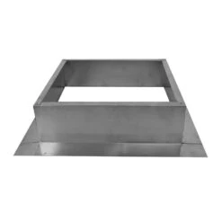 Box Is 21 In. Wide X 21 In. Long X 6 In. High Aluminum Roof Curb -Fire Place Store active ventilation rooftop venting rc 18 h6 4f 1000