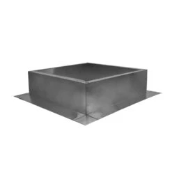 Box Is 21 In. Wide X 21 In. Long X 6 In. High Aluminum Roof Curb -Fire Place Store active ventilation rooftop venting rc 18 h6 c3 1000