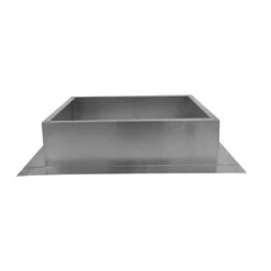 Box Is 23 In. Wide X 23 In. Long X 6 In. High Aluminum Roof Curb -Fire Place Store active ventilation rooftop venting rc 20 h6 1f 1000