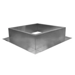 Box Is 23 In. Wide X 23 In. Long X 6 In. High Aluminum Roof Curb -Fire Place Store active ventilation rooftop venting rc 20 h6 c3 1000