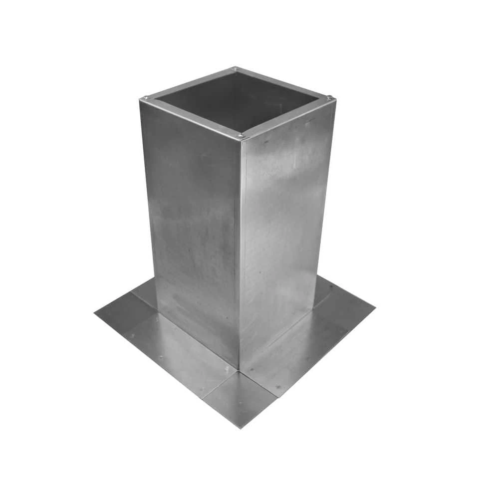 Box Is 6 In. Wide X 6 In. Long X 12 In. High Aluminum Roof Curb 1 Box Is 6 In. Wide X 6 In. Long X 12 In. High Aluminum Roof Curb