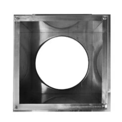 Box Is 7 In. Wide X 7 In. Long X 12 In. High Aluminum Roof Curb -Fire Place Store active ventilation rooftop venting rc 4 h12 1f 1000