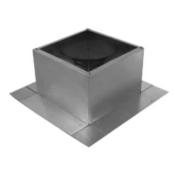 Box Is 9 In. Wide X 9 In. Long X 6 In. High Aluminum Roof Curb