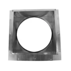 Box Is 11 In. Wide X 11 In. Long X 6 In. High Aluminum Roof Curb -Fire Place Store active ventilation rooftop venting rc 8 h6 44 1000