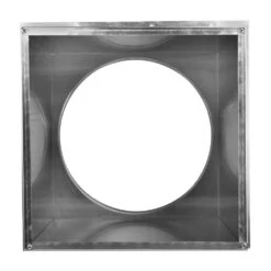 Box Is 12 In. Wide X 12 In. Long X 12 In. High Aluminum Roof Curb -Fire Place Store active ventilation rooftop venting rc 9 h12 1f 1000