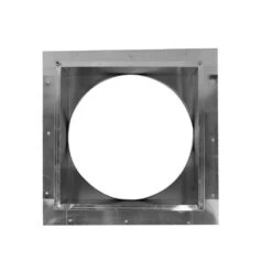 Box Is 12 In. Wide X 12 In. Long X 6 In. High Aluminum Roof Curb -Fire Place Store active ventilation rooftop venting rc 9 h6 44 1000