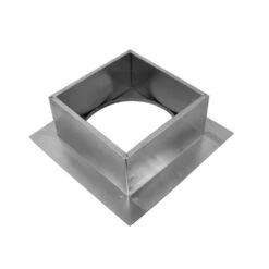 Box Is 12 In. Wide X 12 In. Long X 6 In. High Aluminum Roof Curb -Fire Place Store active ventilation rooftop venting rc 9 h6 c3 1000