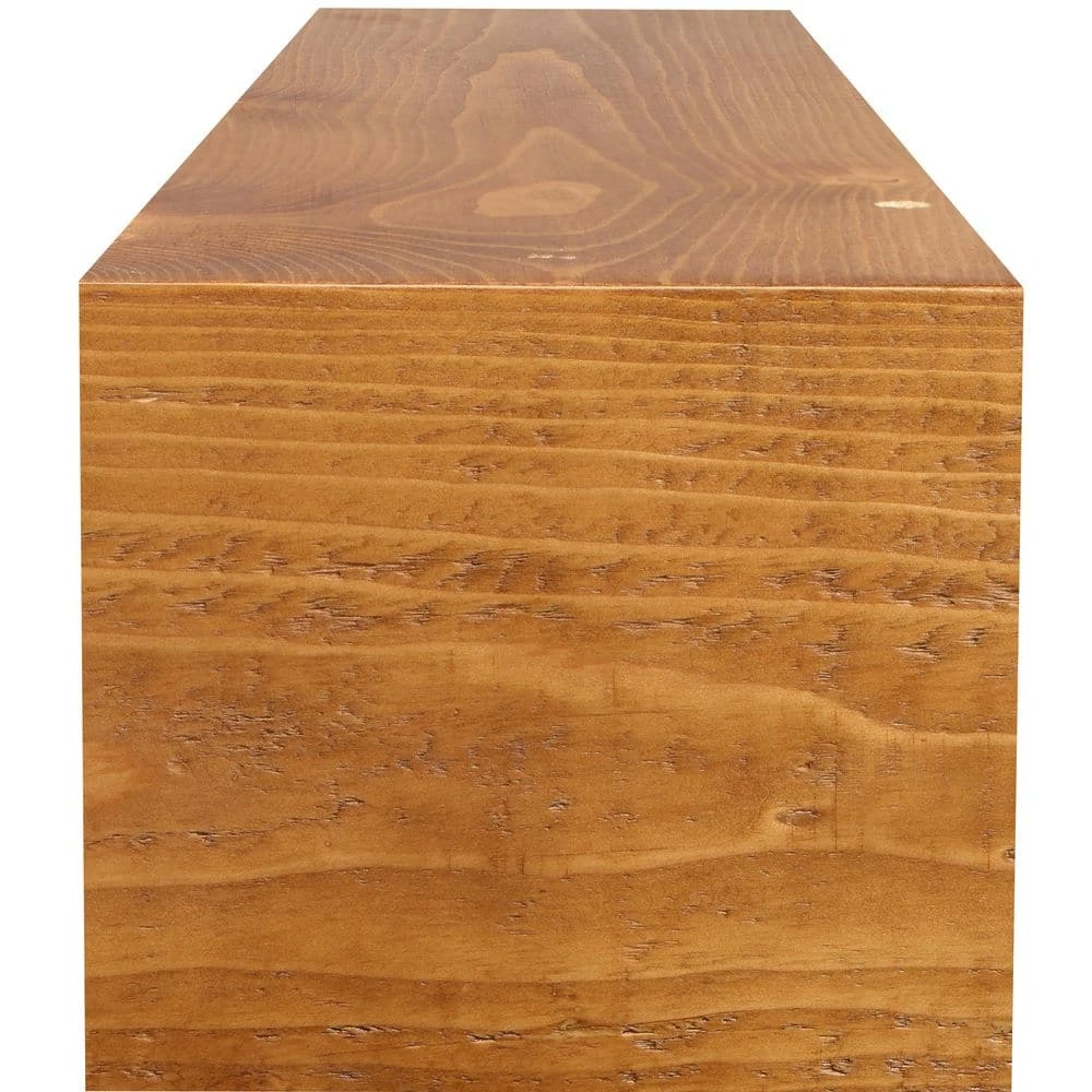 48 In. Aged Oak Beam Wood Fireplace Mantel Shelf 5 48 In. Aged Oak Beam Wood Fireplace Mantel Shelf - Image 5