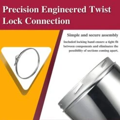 6 In. X 48 In. Double Wall Chimney Pipe 10 6 In. X 48 In. Double Wall Chimney Pipe -Fire Place Store allfuel hst chimney pipe bl ev rb sht6ss48 fa 1000