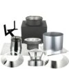 AllFuel 6 In. X 24 In. Double Wall Through The Attic Chimney Pipe Starter Kit For Flat Roof Installations