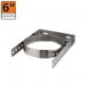 6 In. Adjustable Wall Bracket For Double Wall Chimney Pipe