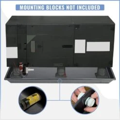 39.50 In. X 16.50 In. Heavy Duty Plastic HVAC Condensate Drain Pan With Drain Hose Adapter -Fire Place Store american built pro grow room ventilation cdp3714 p1 fa 1000