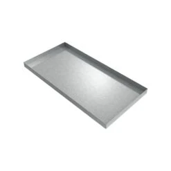 62 In. X 32 In. Steel Drain Pan For Gas And Electric HVAC Units With Drain Hose Adapter