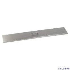 48 In. X 6 In. Stainless Steel Cover Linear Drop-In Fire Pit Pan