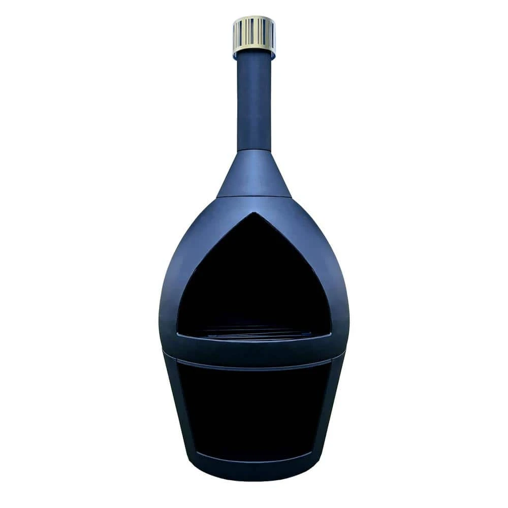 55.11 In. H Outdoor Fireplace Wood Chiminea Burning Fire Pits With Wood Storage 1 55.11 In. H Outdoor Fireplace Wood Chiminea Burning Fire Pits With Wood Storage