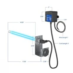 UVC Coil Cleaner For HVAC Systems -Fire Place Store aprilaire hvac cleaners sealers auv24v 77 1000