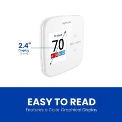 S86NMU 7-Day Universal Programmable Thermostat With Color Screen -Fire Place Store aprilaire programmable thermostats s86nmu 40 1000