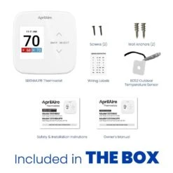 S86NMUPR 7-Day Universal Programmable Thermostat With Color Screen And Humidity/Ventilation Control 19 S86NMUPR 7-Day Universal Programmable Thermostat With Color Screen And Humidity/Ventilation Control -Fire Place Store aprilaire programmable thermostats s86nmupr 77 1000