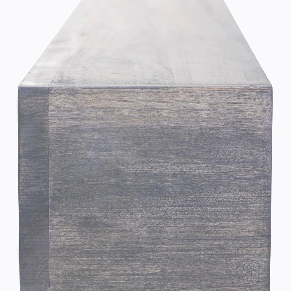 60 In. W X 5.5 In. H X 6.25 In. D Modern Farmhouse Ash Gray Cap-Shelf Mantel 6 60 In. W X 5.5 In. H X 6.25 In. D Modern Farmhouse Ash Gray Cap-Shelf Mantel - Image 6