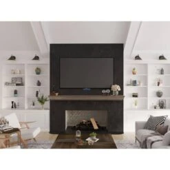 60 In. Ash Gray Shaker Mantel Shelf -Fire Place Store ash gray mantel shelves m shak 6077 gash none 31 1000