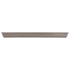 60 In. Ash Gray Shaker Mantel Shelf