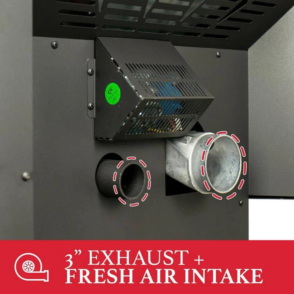 Ashley 2200 Sq. Ft. Pedestal Pellet Stove 90 LB. Hopper-Wi-Fi 2 Ashley 2200 Sq. Ft. Pedestal Pellet Stove 90 LB. Hopper-Wi-Fi - Image 2