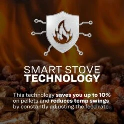 Ashley 3000 Sq. Ft. Pedestal Pellet Stove 170 Lbs. Hopper-Wifi -Fire Place Store ashley hearth products pellet stoves ap5622 w d4 1000