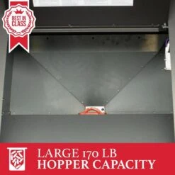 Ashley 3000 Sq. Ft. Pedestal Pellet Stove 170 Lbs. Hopper-Wifi -Fire Place Store ashley hearth products pellet stoves ap5622 w fa 1000