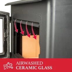 2,000 Sq. Ft. Wood-Burning Stove - 2020 EPA Certified -Fire Place Store ashley hearth products wood stoves aw2020 p 1d 1000