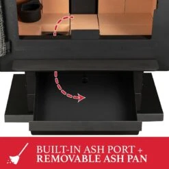 2,000 Sq. Ft. Wood-Burning Stove - 2020 EPA Certified -Fire Place Store ashley hearth products wood stoves aw2020 p 77 1000