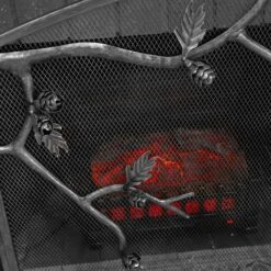 3-Panel Fireplace Screen Panel Mesh Decorative Spark Guard Protector Gate -Fire Place Store barton fireplace screens 96312 h1 4f 1000