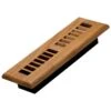 2 In. X 10 In. Wood Natural Oak Louvered Register