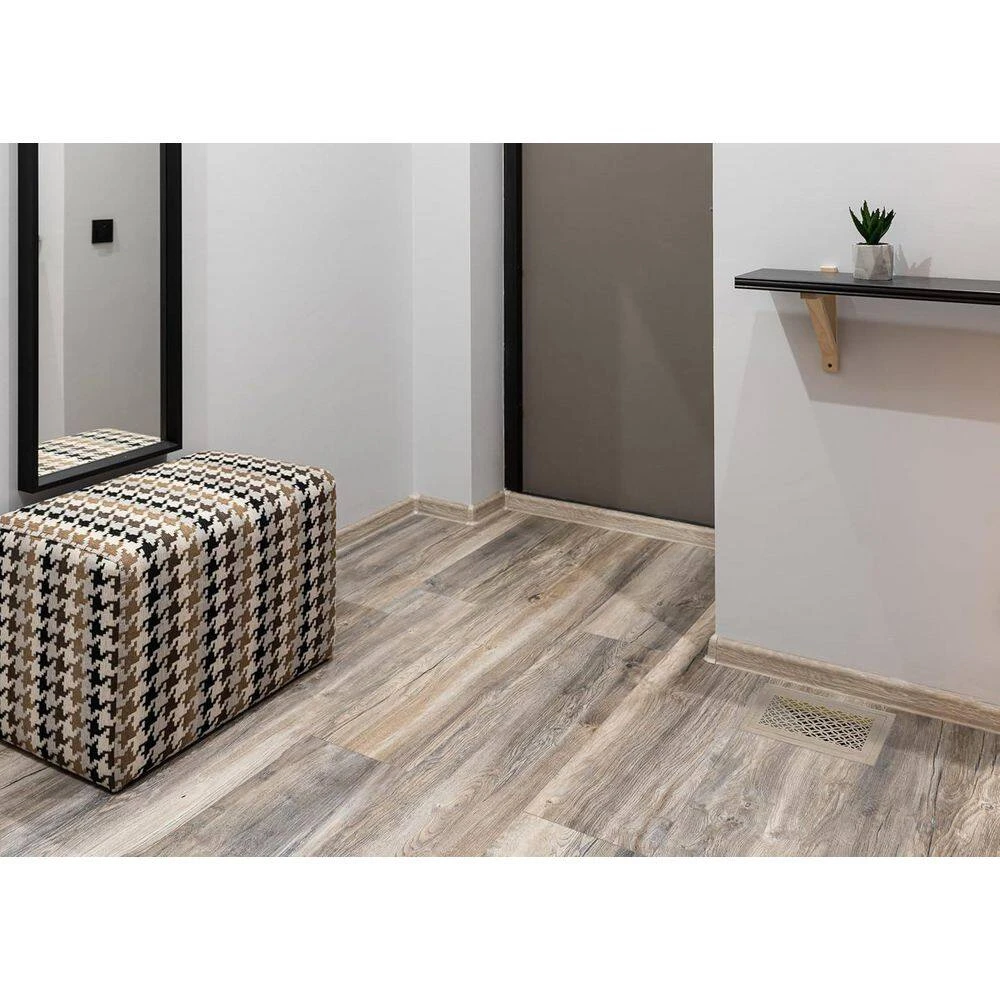 Stellar Duct Opening Size 6 X 10-Overall Size 9 X 13 3D Circles Design Hardwood Floor Register Flush Mount With Installation Box 3 Stellar Duct Opening Size 6 X 10-Overall Size 9 X 13 3D Circles Design Hardwood Floor Register Flush Mount With Installation Box - Image 3