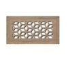 Stellar Duct Opening Size 6 X 10-Overall Size 9 X 13 Cubes Design Hardwood Floor Register Flush Mount With Installation Box