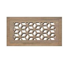 Stellar Duct Opening Size 6 X 10-Overall Size 9 X 13 Cubes Design Hardwood Floor Register Flush Mount With Installation Box