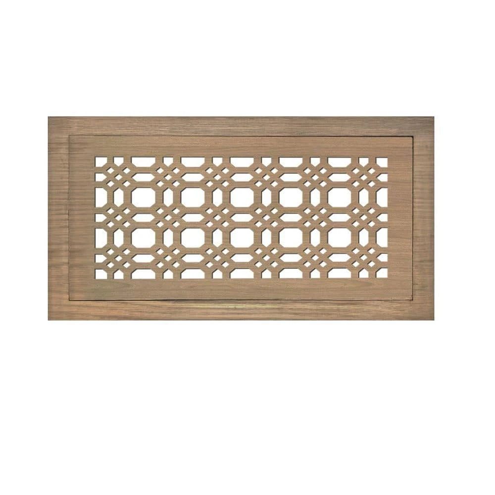 Stellar Duct Opening Size 6x12-Overall Size 9x15 Gemstone Design Hardwood Floor Register Flush Mount With Installation Box 1 Stellar Duct Opening Size 6x12-Overall Size 9x15 Gemstone Design Hardwood Floor Register Flush Mount With Installation Box